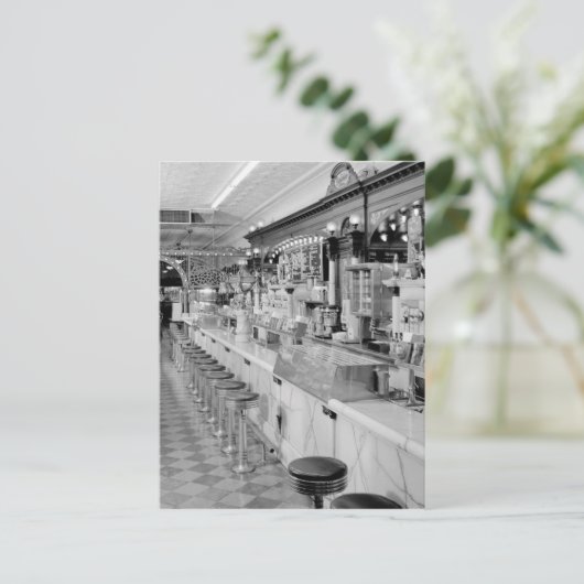 Eiscreme Postkarte (Stehend Vorderseite)