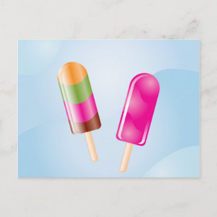 Eiscreme Postkarte