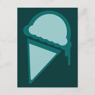 Eiscreme Retro-Dripz Postkarte