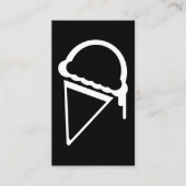 Eiscreme Retro-Dripz Visitenkarte (Vorderseite)