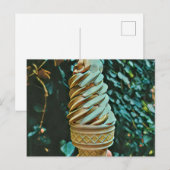 Eiscreme-Rezept Postkarte (Vorne/Hinten)