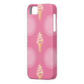 Eiscreme-Rosa Case-Mate iPhone Hülle (Rückseite Links)