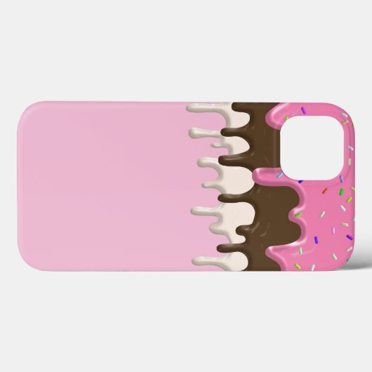 Eiscreme Rosa Zuckerguss Sprinklen Tropfen Case-Mate iPhone Hülle (Rückseite (Horizontal))