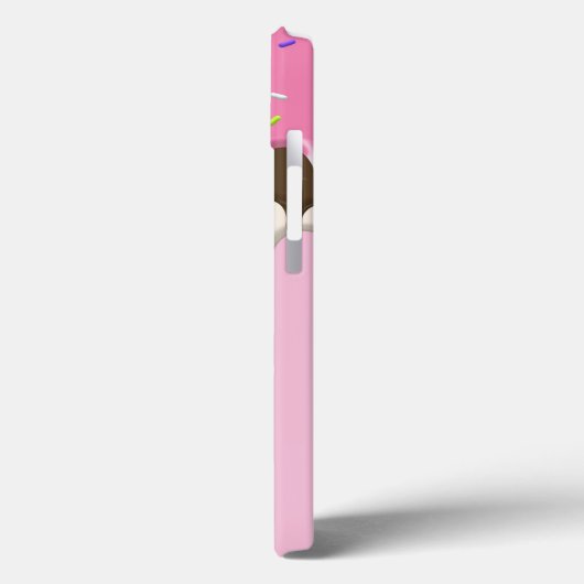 Eiscreme Rosa Zuckerguss Sprinklen Tropfen Case-Mate iPhone Hülle (Rückseite / Links)