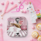 Eiscreme-Salon Sie wurde aufgedeckt Pappteller (Party)