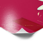 Eiscreme-Salon Vintages altes Zeichen Fotodruck (Ecke)