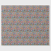 Eiscreme-Sammlung Geschenkpapier (Flach)