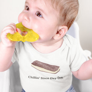 Eiscreme-Sandwich Chillt seit Tag Eins Baby Strampler