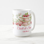 Eiscreme Sandwich Day Wasserfarbe Tasse Kaffee (VorderseiteRechts)