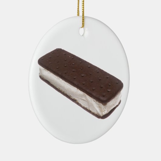 Eiscreme Sandwich Keramik Ornament (Rechts)