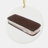 Eiscreme Sandwich Keramik Ornament (Vorne)