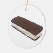 Eiscreme Sandwich Keramik Ornament (Links)