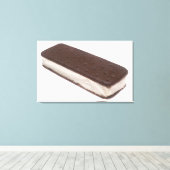 Eiscreme Sandwich Leinwanddruck (Insitu (Holzboden))