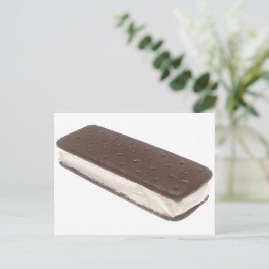 Eiscreme Sandwich Postkarte (Stehend Vorderseite)