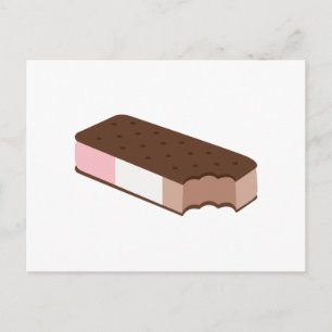 Eiscreme Sandwich Postkarte