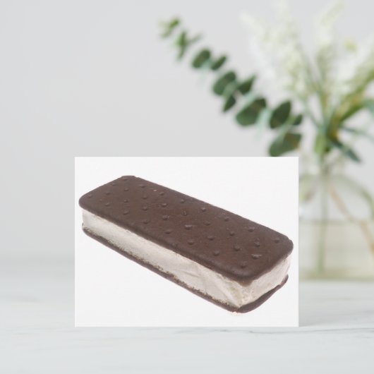 Eiscreme Sandwich Postkarte (Stehend Vorderseite)