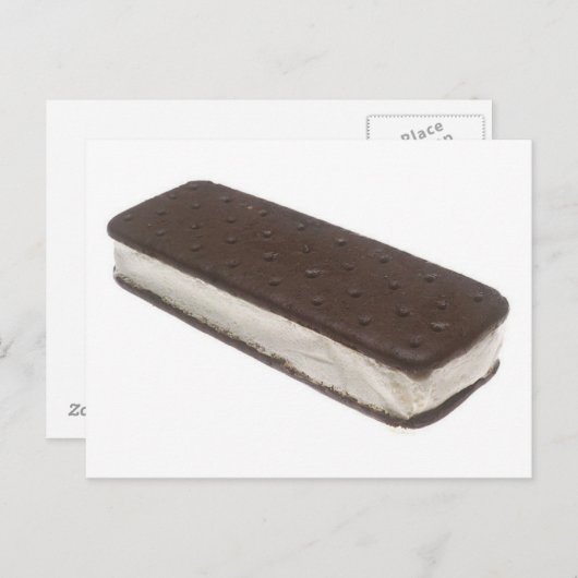 Eiscreme Sandwich Postkarte (Vorne/Hinten)