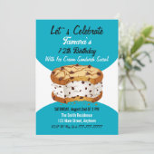 Eiscreme Sandwich Soziale Geburtstagsfeier Einladung (Stehend Vorderseite)