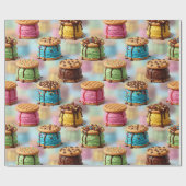 Eiscreme-Sandwiches-Verpackungspapier Geschenkpapier (Flach)