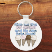 Eiscreme Schlüsselanhänger (Vorderseite)