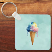 Eiscreme Schlüsselanhänger (Vorderseite)