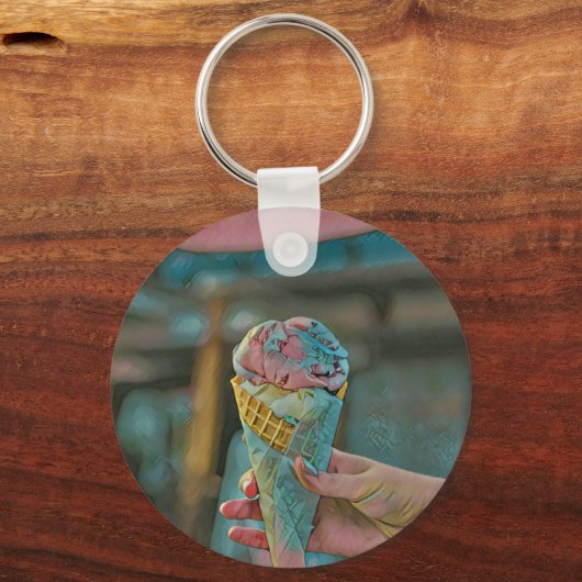 Eiscreme Schlüsselanhänger (Vorderseite)