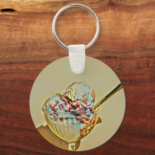 Eiscreme Schlüsselanhänger (Vorderseite)