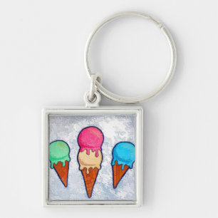 Eiscreme Schlüsselanhänger
