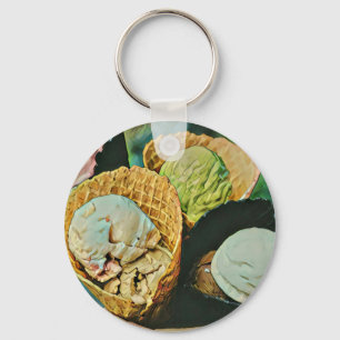 Eiscreme Schlüsselanhänger