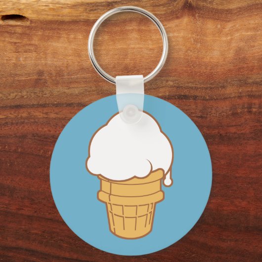 Eiscreme Schlüsselanhänger (Vorderseite)