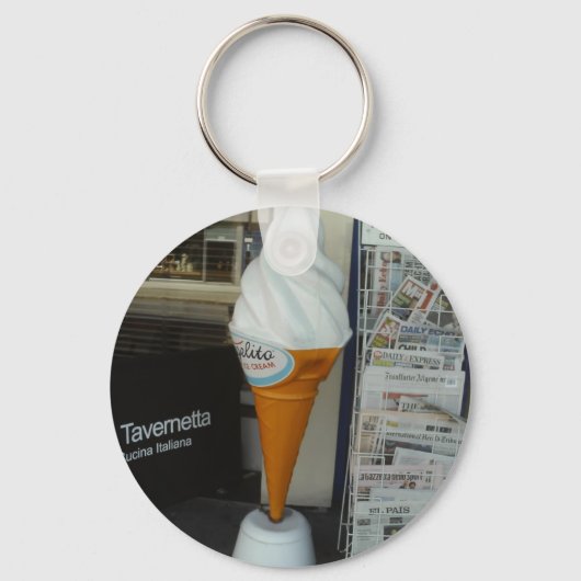 Eiscreme Schlüsselanhänger (Vorderseite)