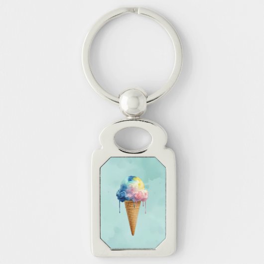 Eiscreme Schlüsselanhänger (Vorderseite)