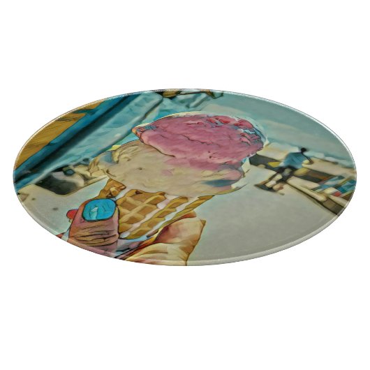 Eiscreme Schneidebrett (Ecke)