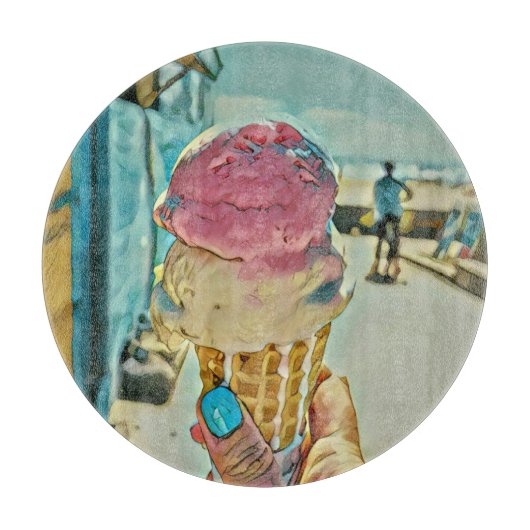 Eiscreme Schneidebrett (Vorderseite)