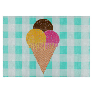 Eiscreme Schneidebrett