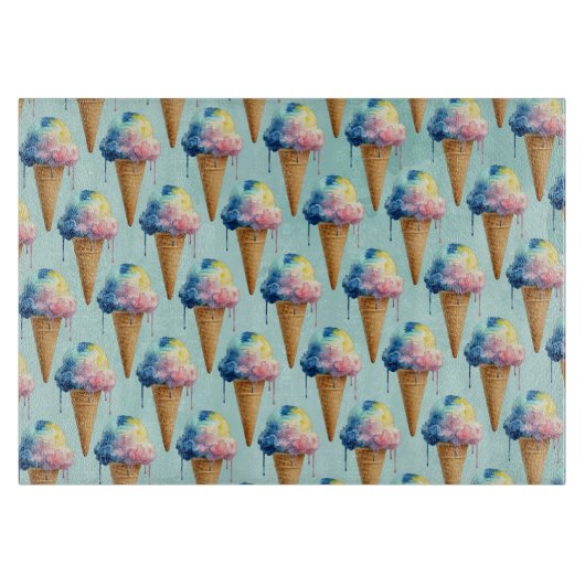 Eiscreme Schneidebrett (Vorderseite)