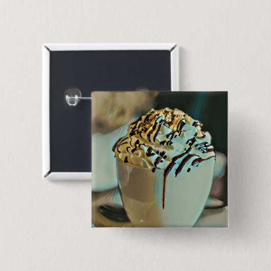 Eiscreme-Schokolade Button (Vorne & Hinten)