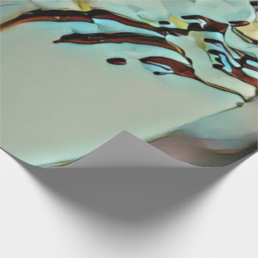 Eiscreme-Schokolade Geschenkpapier (Ecke)