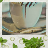 Eiscreme-Schokolade Geschirrtuch (Gefaltet)