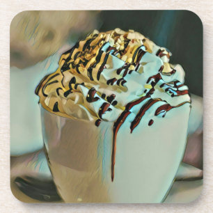 Eiscreme-Schokolade Getränkeuntersetzer