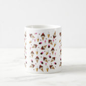 Eiscreme Schokolade Kirsche Vanille Tasse (Mittel)