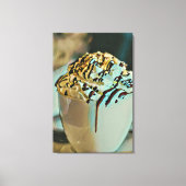 Eiscreme-Schokolade Leinwanddruck (Vorderseite)