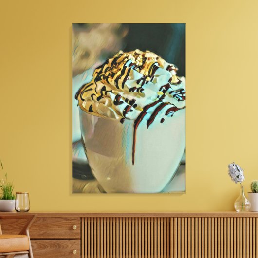 Eiscreme-Schokolade Leinwanddruck (Insitu (Wohnzimmer))