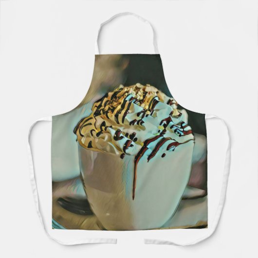 Eiscreme-Schokolade Schürze (Vorderseite)