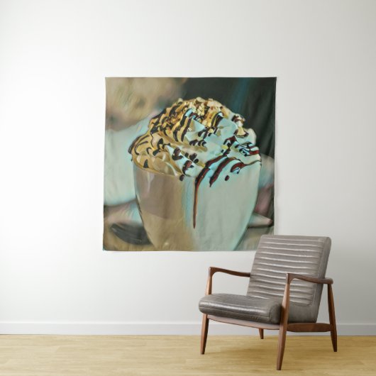 Eiscreme-Schokolade Wandteppich (Beispiel)