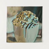 Eiscreme-Schokolade Wandteppich (Vorderseite)