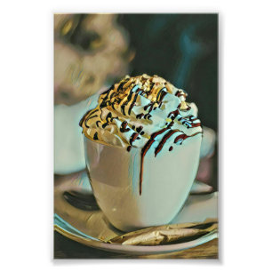 Eiscreme-Schokoladenkugel Fotodruck