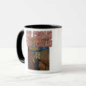 Eiscreme, schrei tasse (Vorderseite Links)