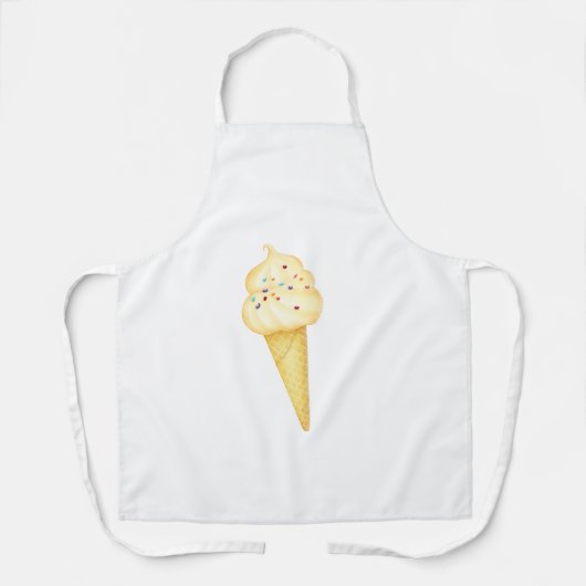 Eiscreme Schürze (Vorderseite)