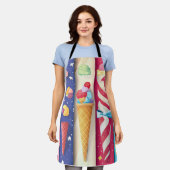 Eiscreme Schürze (Getragen)